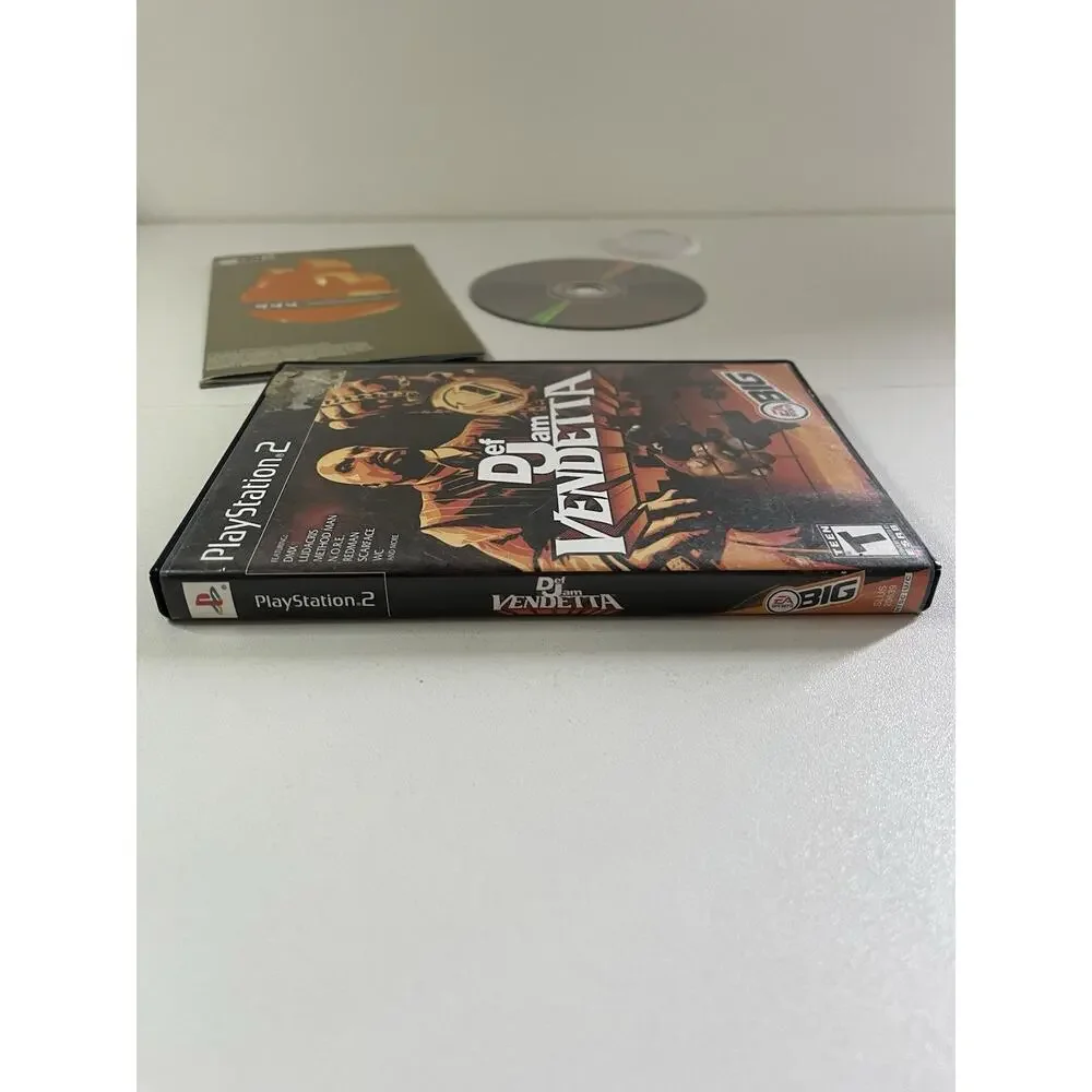 Def Jam Vendetta PlayStation 2 PS2 Black Label Complete With Manual CIB